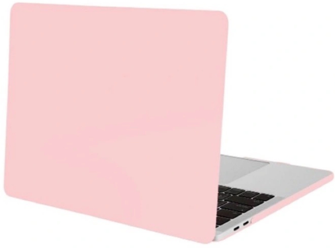 фото Чехол для ноутбука для macbook air 13 2018-2021 m1 матовый нежно-розовый i-blason