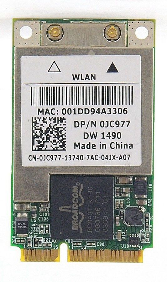 

Приемник Wi-Fi NoBrand для компьютера Mini PCI-e, Зеленый;белый