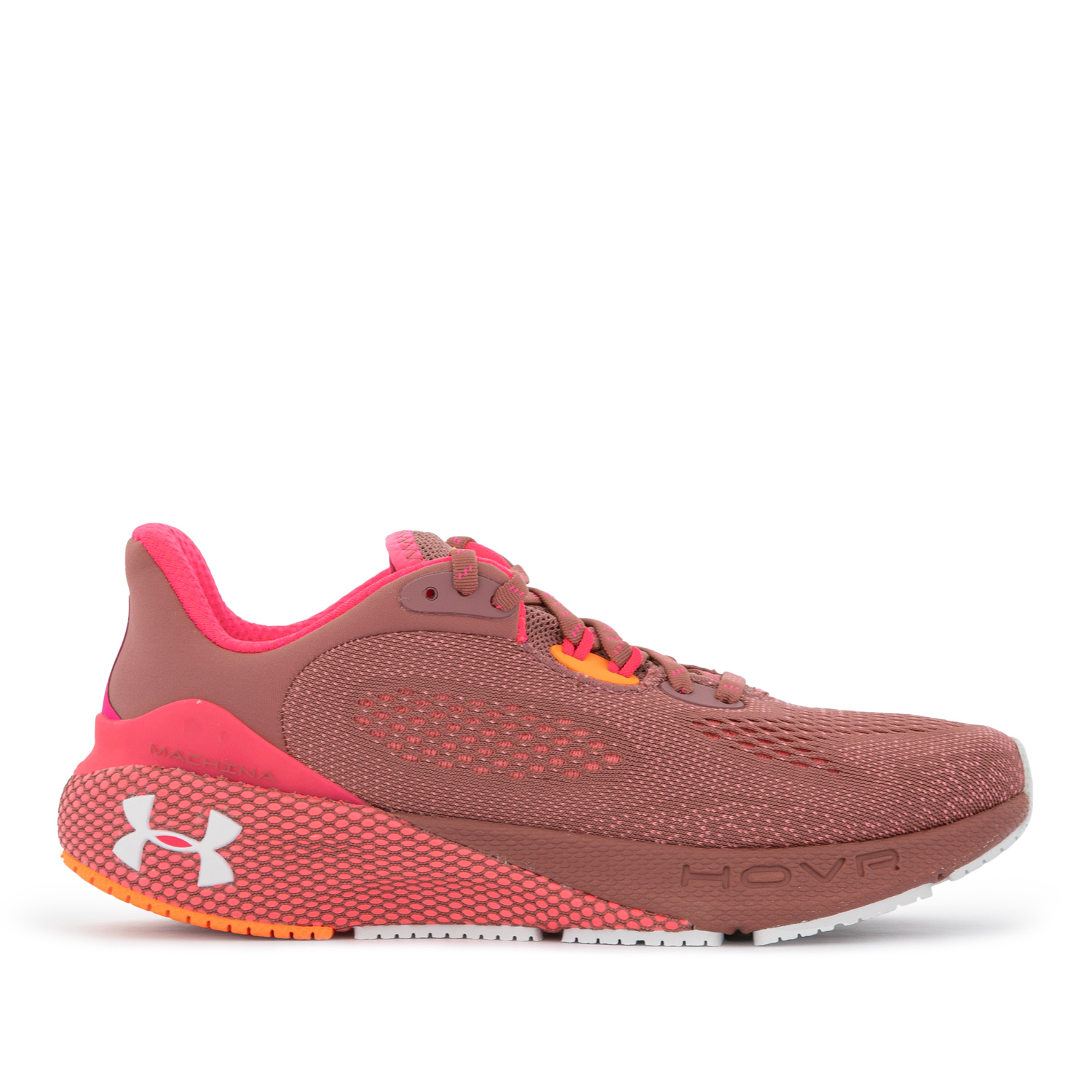 

Спортивные кроссовки женкие Under Armour W Hovr Machina 3 Red Fusion/Pink Shock/White 6 US, Красный, W Hovr Machina 3