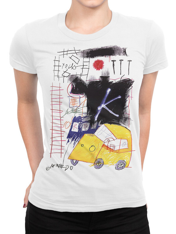 

Футболка женская Dream Shirts Жан-Мишель Баския белая 2XL, Белый, Жан-Мишель Баския
