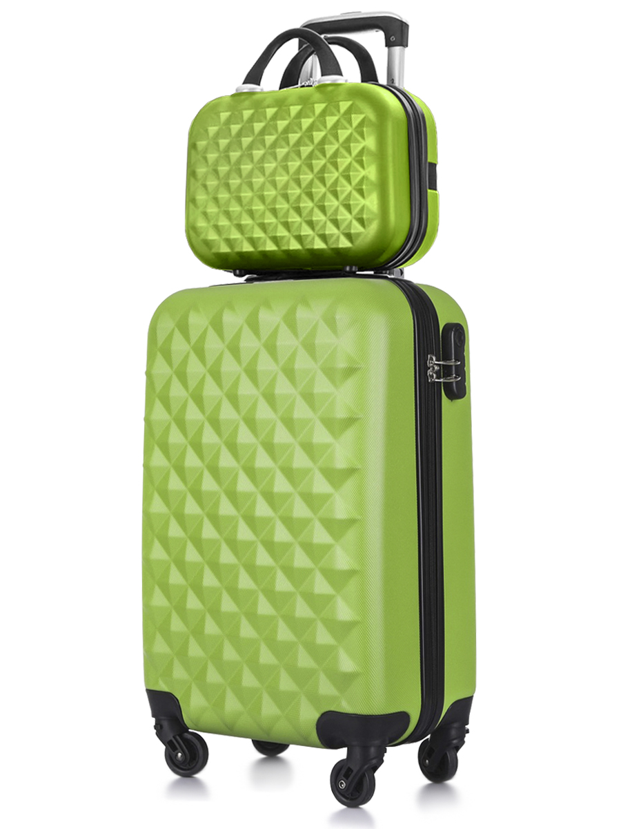 Комплект чемоданов унисекс L'Case Phatthaya светло-зеленый, XS/S