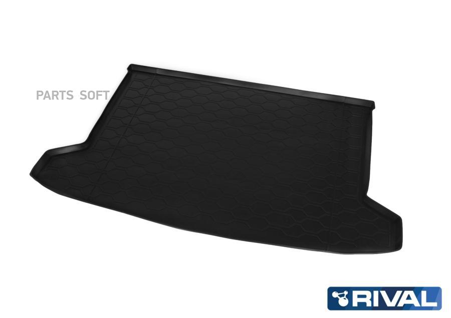 RIVAL Коврик багажника Kia Rio X-Line черный полиуретан Rival 12803009 RIVAL 12803009