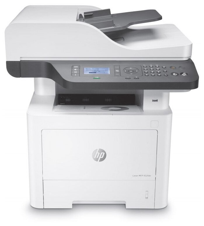 Лазерное МФУ HP Laser MFP 432fdn (7UQ76A) белый, черный (432fdn)