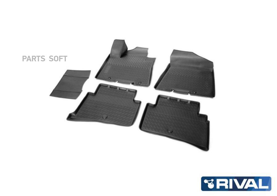

RIVAL Коврики салона Kia Sportage черный полиуретан Rival 12805003 RIVAL 12805003