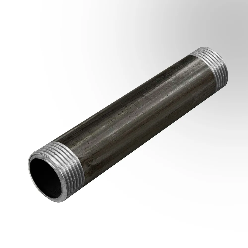 

Труба ВГП ДУ 40х3,5 с нарезанной резьбой 1 1/2" черная ГОСТ 3262-75 L 250мм(25см), Черный, РезьбаЧерная250мм