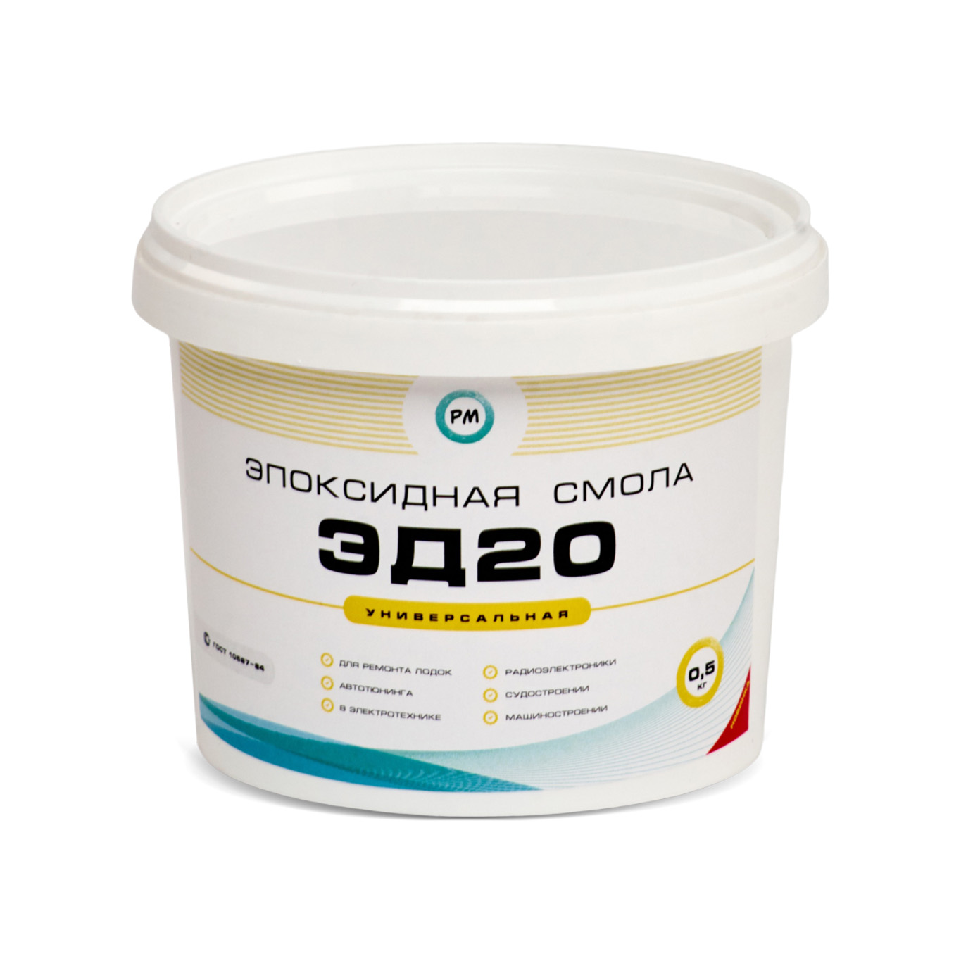 Эпоксидная смола Polymerika ЭД 20 (500 гр) без отвердителя, для ремонта