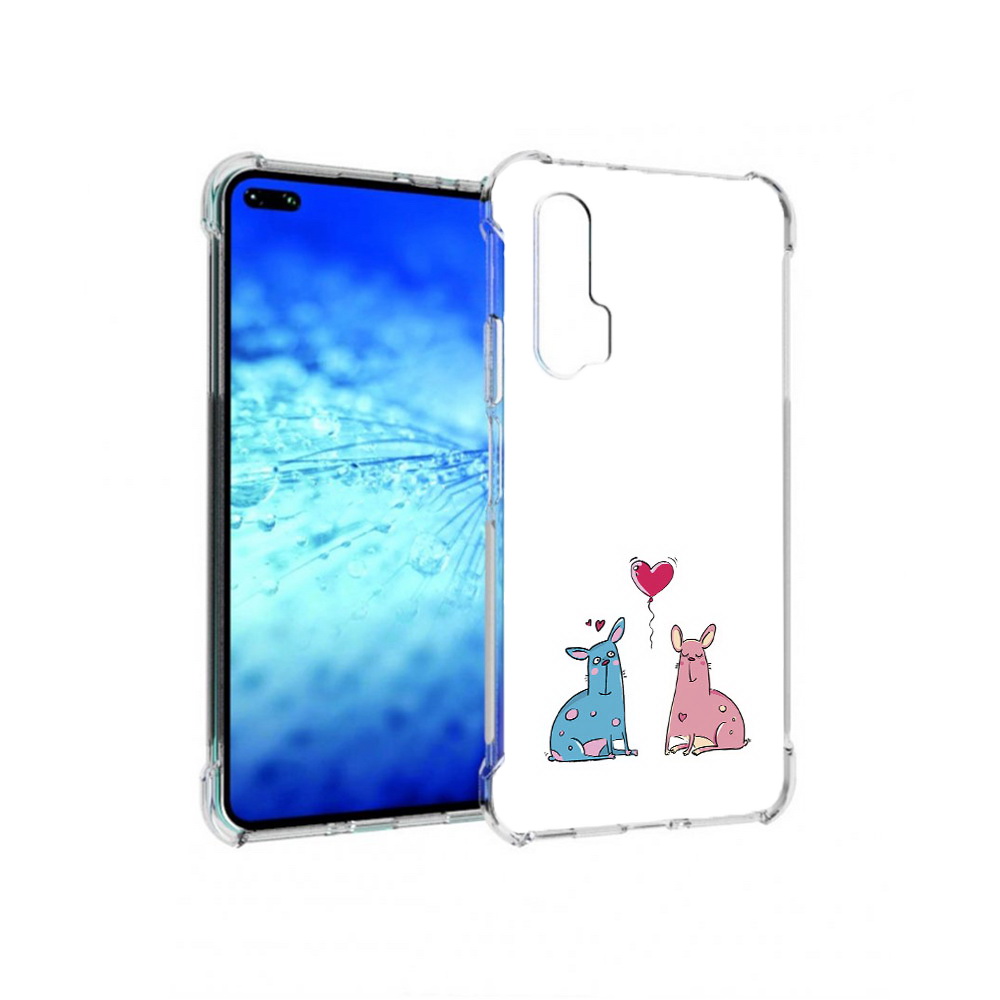 

Чехол MyPads Tocco для Huawei View 30 Pro Лама любовь (PT145237.17.102), Прозрачный, Tocco
