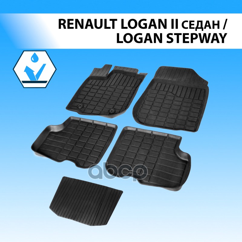 

RIVAL Коврики салона Renault Logan II RIVAL 64702001