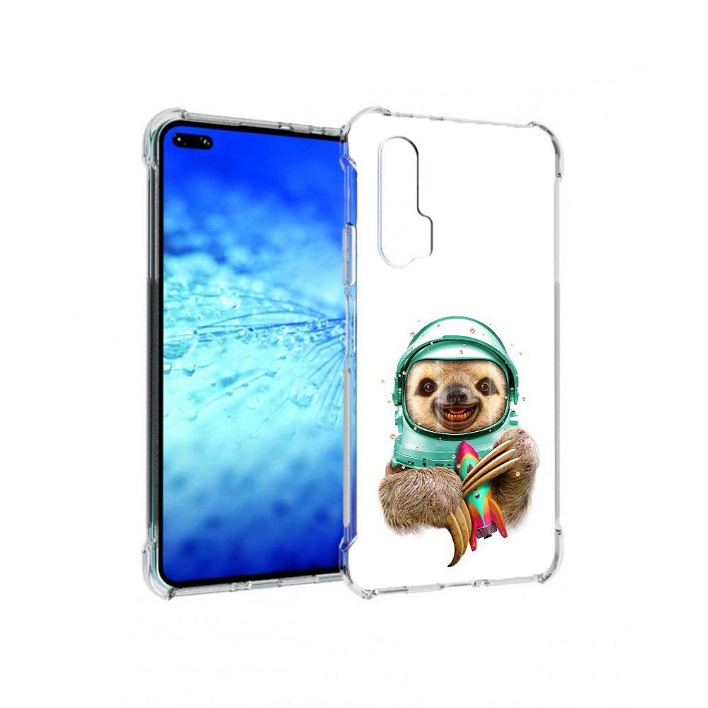 

Чехол MyPads Tocco для Huawei View 30 Pro Ленивец астронавт (PT145237.17.104), Прозрачный, Tocco