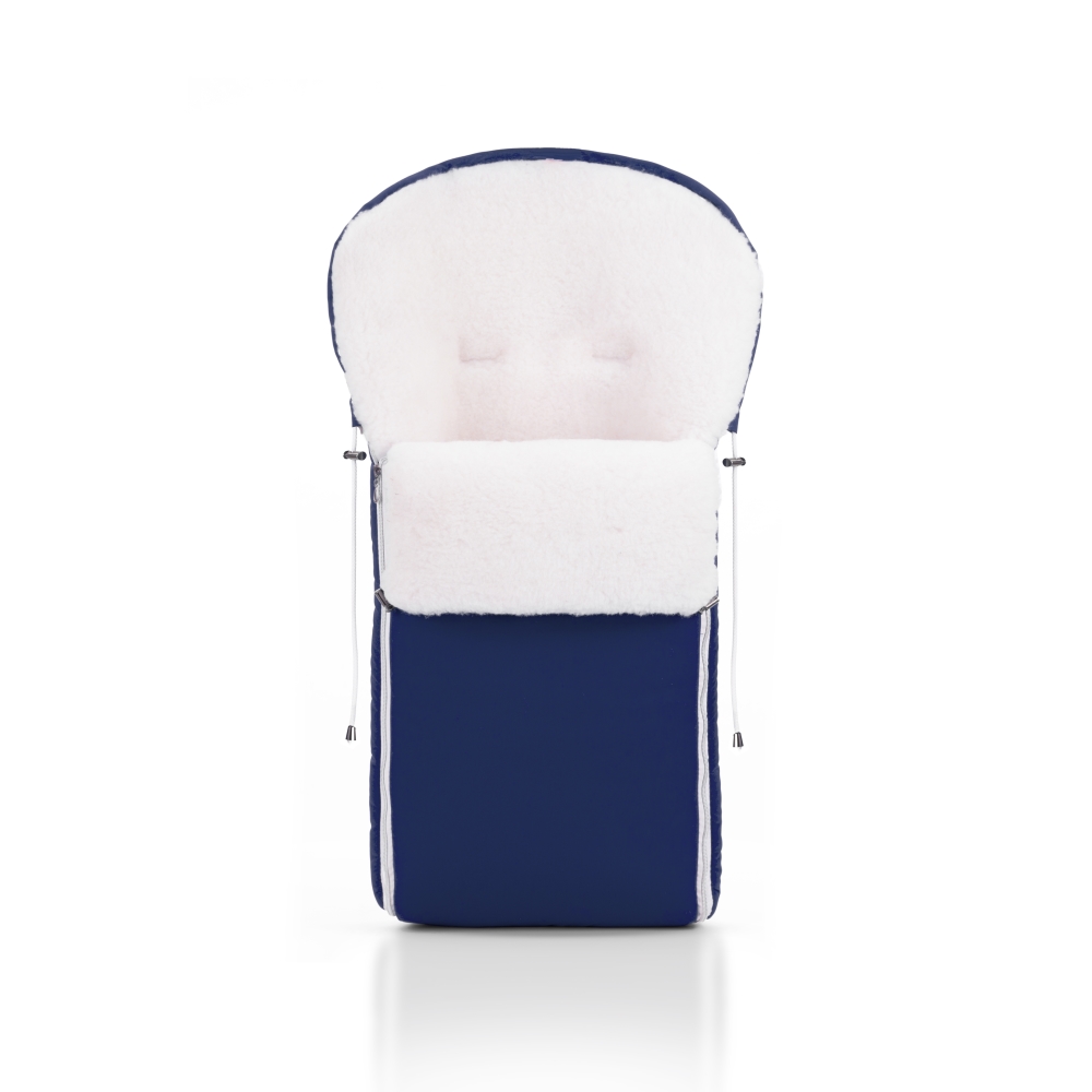 Конверт в коляску Beatrice Bambini Taddy Max, Navy, синий конверт в коляску для новорожденных зима осень royal felle winter синий меланж