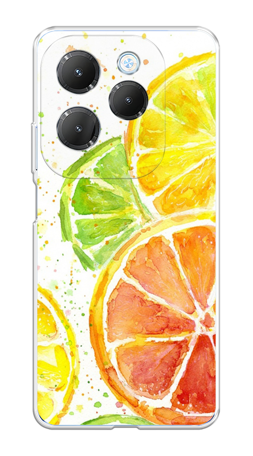 

Чехол на Infinix HOT 40/40 Pro "Цитрусовые", Белый;желтый;красный;зеленый, 3105350-1