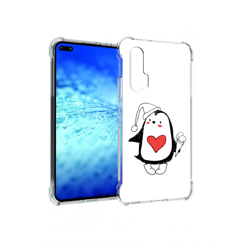 

Чехол MyPads Tocco для Huawei View 30 Pro Пингвин с мороженым (PT145237.17.135), Прозрачный, Tocco
