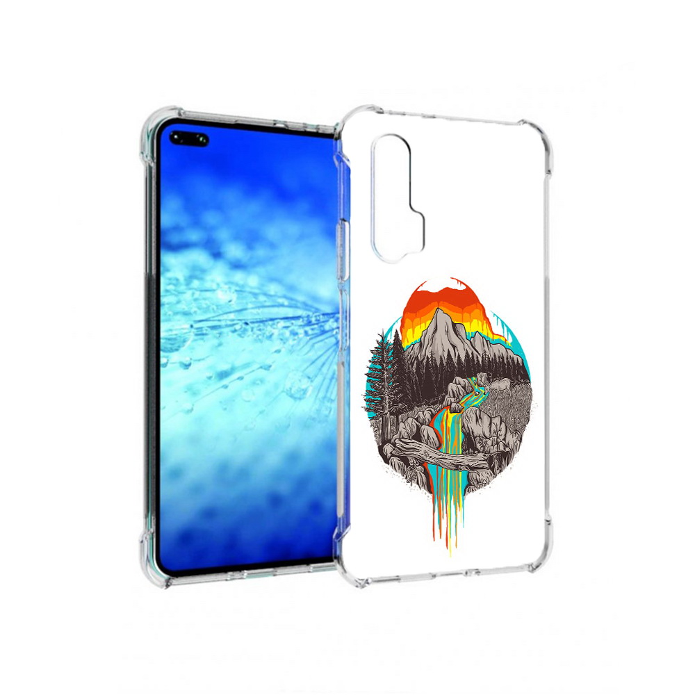 

Чехол MyPads Tocco для Huawei View 30 Pro Радужный водопад (PT145237.17.144), Прозрачный, Tocco