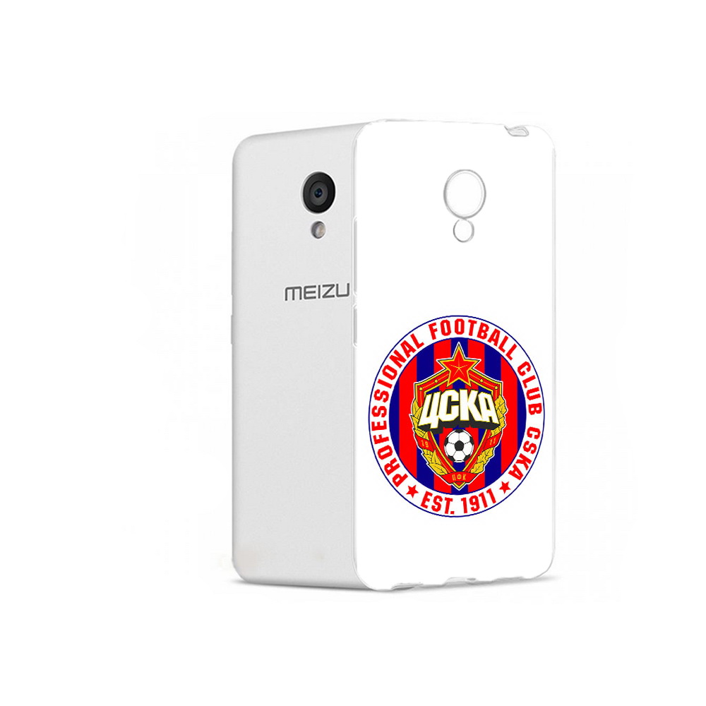 

Чехол MyPads Tocco для Meizu M5 ФК ЦСК логотип (PT62224.82.178), Прозрачный, Tocco