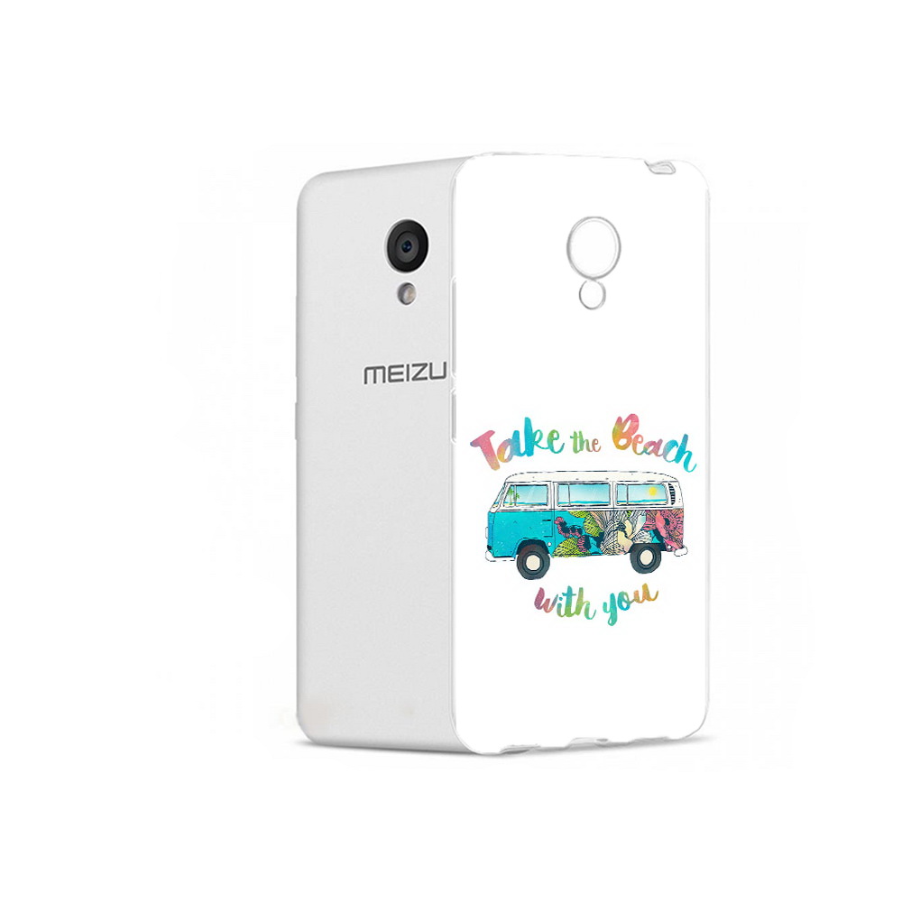 

Чехол MyPads Tocco для Meizu M5 Хиппи автобус (PT62224.82.190), Прозрачный, Tocco