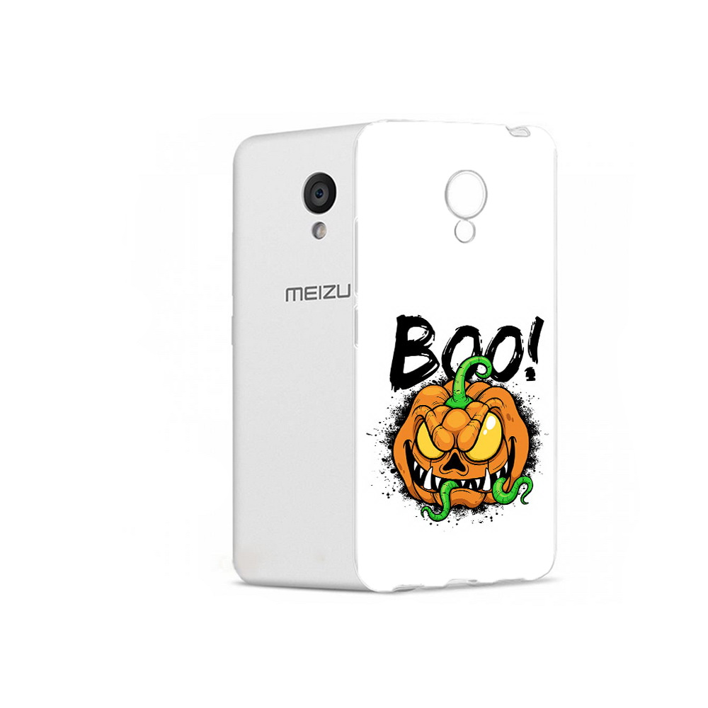 

Чехол MyPads Tocco для Meizu M5 Хэллоуин бу (PT62224.82.193), Прозрачный, Tocco