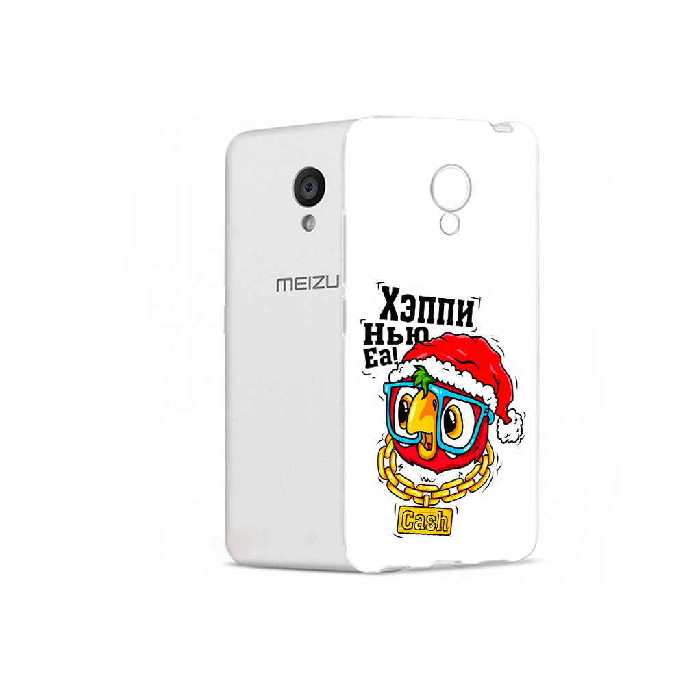 

Чехол MyPads Tocco для Meizu M5 Хэппи нью еа (PT62224.82.196), Прозрачный, Tocco