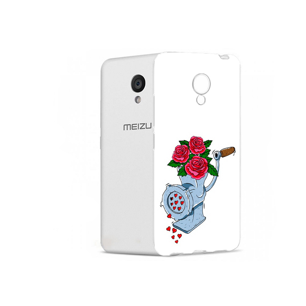 

Чехол MyPads Tocco для Meizu M5 Цветочные сердца (PT62224.82.199), Прозрачный, Tocco