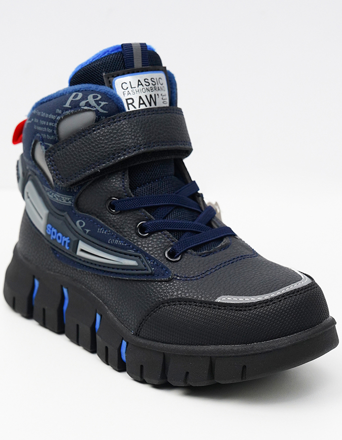 Ботинки детские Wenling chaoquan shoes co. LTD 140-00005, черный, 36