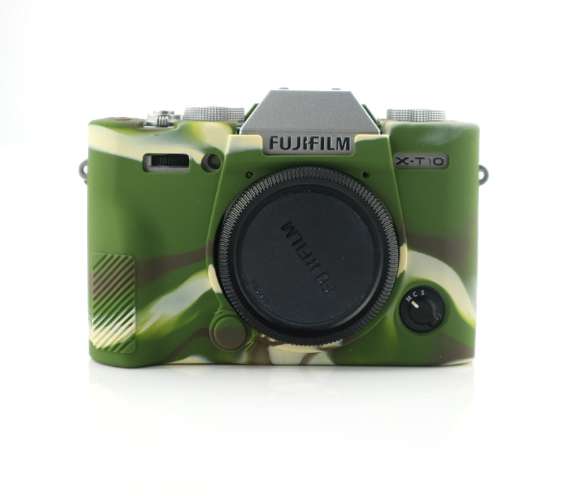 Силиконовый чехол MyPads для фотоаппарата Fujifilm хаки