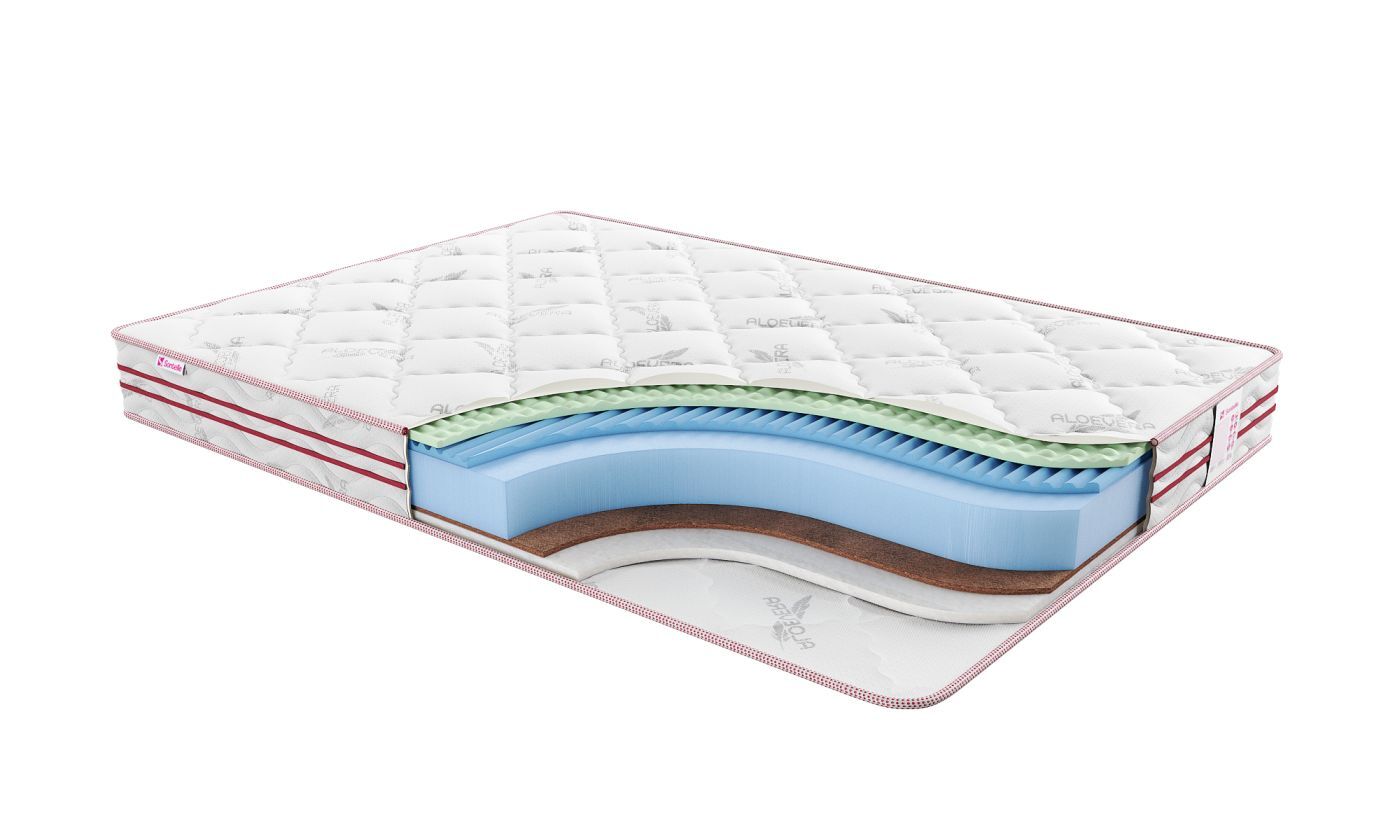 

Матрас Sontelle Sante Roll zip 110x190, Белый, Sante Roll zip