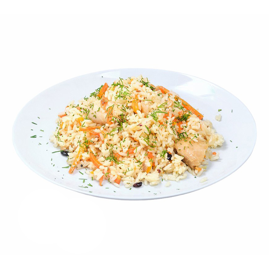 

Плов из курицы охлажденный +-200 г