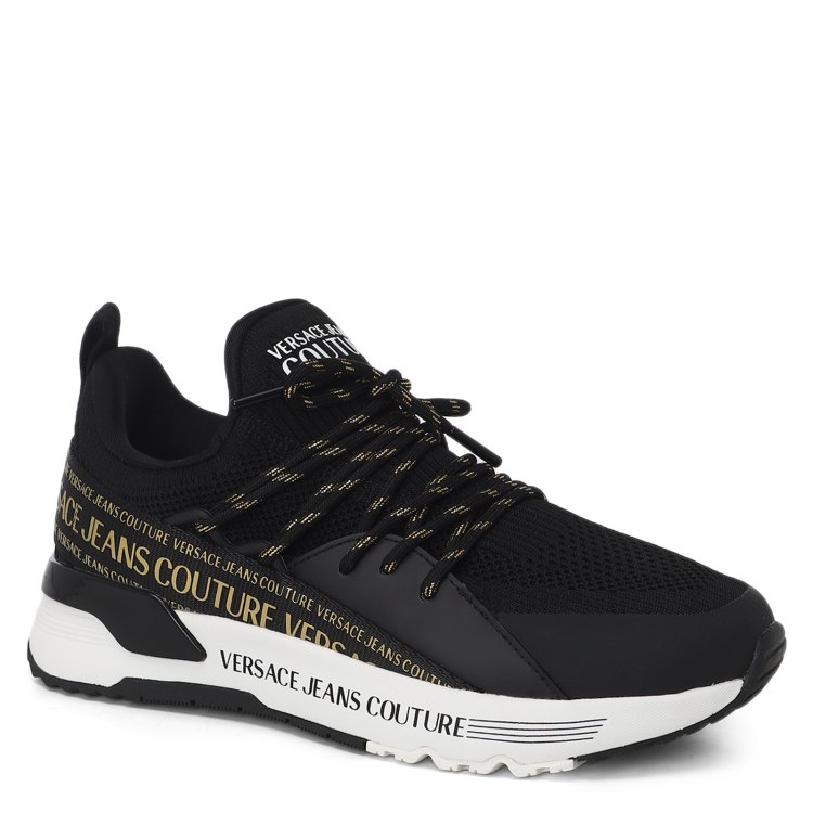 

Кроссовки женские Versace Jeans Couture 75VA3SA8 черные 40 EU, Черный, 75VA3SA8