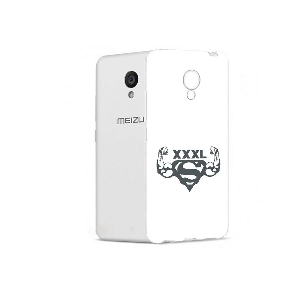 

Чехол MyPads Tocco для Meizu M5 бодибилдинг супермен (PT62224.82.237), Прозрачный, Tocco