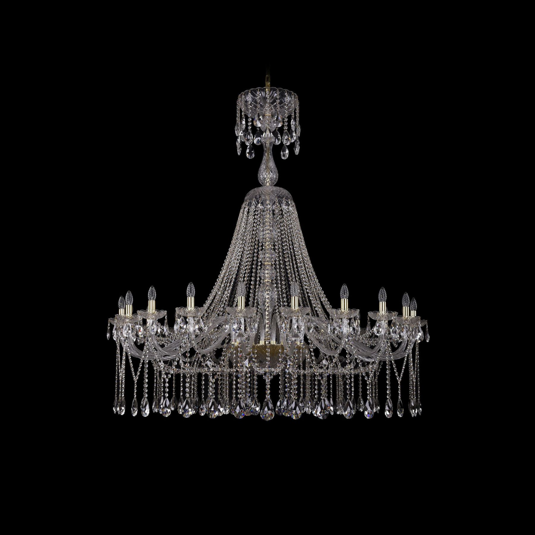 фото Хрустальная люстра 1413/20/530/xl-158 g bohemia ivele crystal