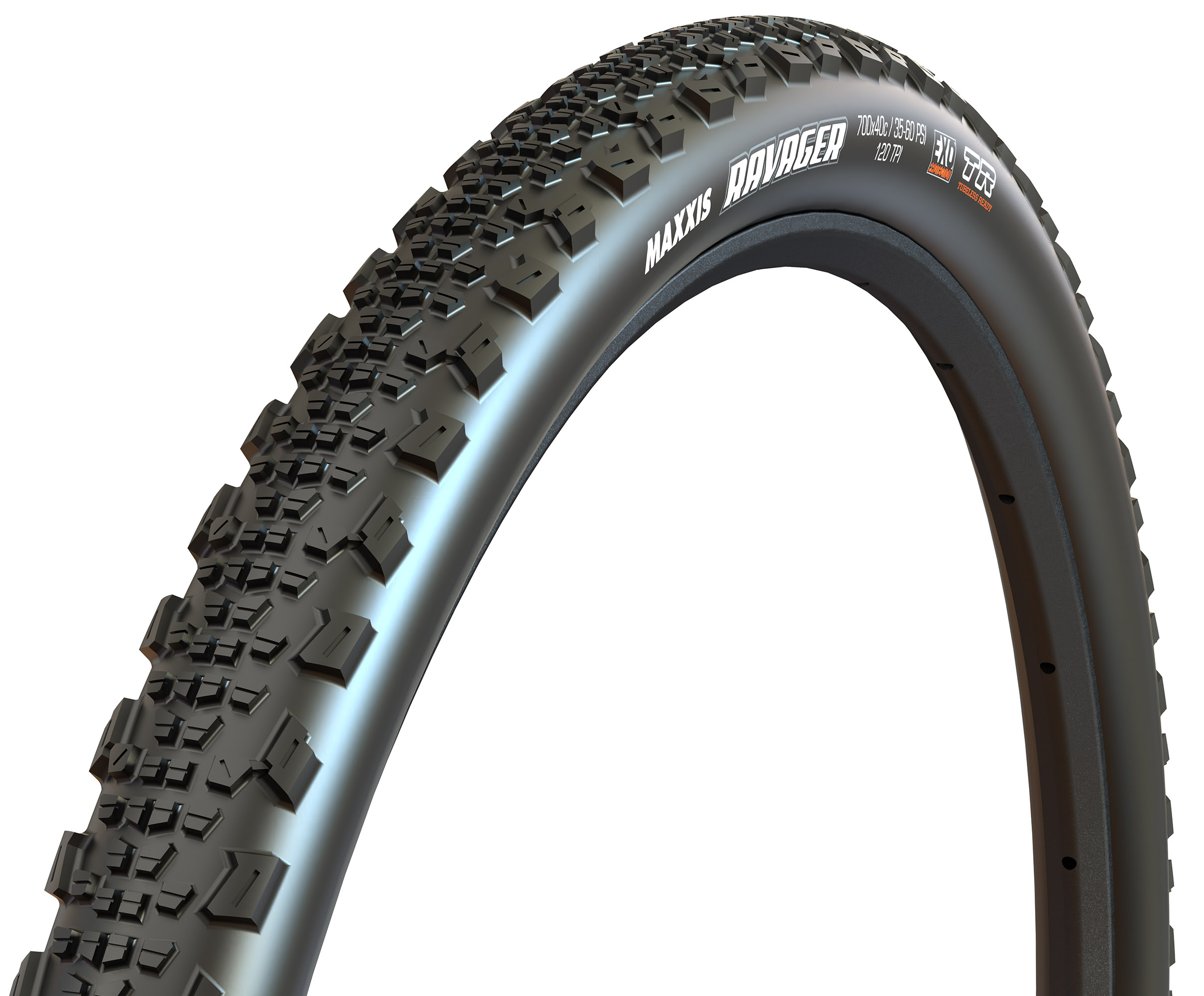 

Покрышка Maxxis Ravager 700x50C TPI 60 кевлар EXO/TR (ETB00450400), Черный