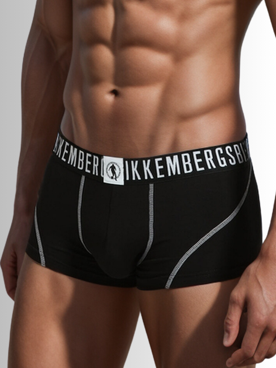 

Комплект трусов мужских Bikkembergs BKK1UTR06BI черных XXL, 2 шт., Черный, BKK1UTR06BI