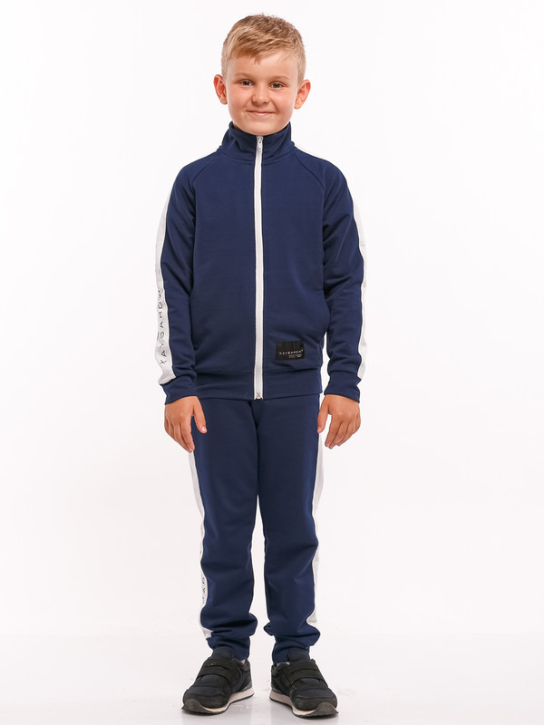 

Костюм спортивный детский KAYSAROW Школьник Т2Л18, 140, Белый;синий, Школьник