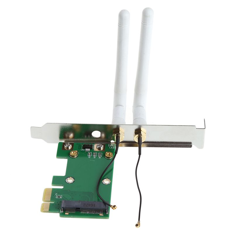 

Приемник Wi-Fi NoBrand для ноутбука; для компьютера Mini PCI-e, Зеленый;белый