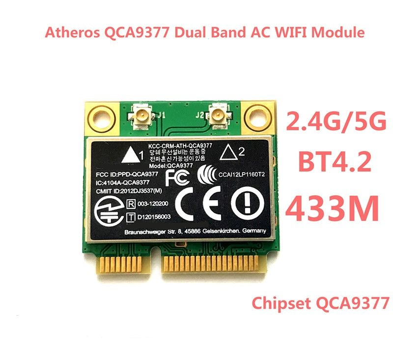 

Приемник Wi-Fi NoBrand Mini PCI-e 802.11ac, Зеленый;белый