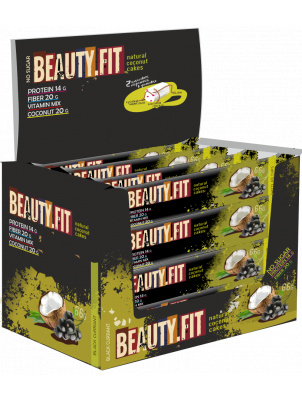 

Beauty Fit Натуральные кокосовые пирожные с протеином 20шт х 66гр Черная смородина, Натуральные кокосовые пирожные с протеином 20шт х 66гр Черная смородина