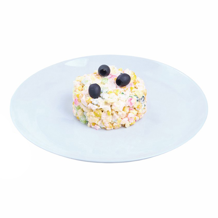 

Салат с крабовыми палочками +-200 г