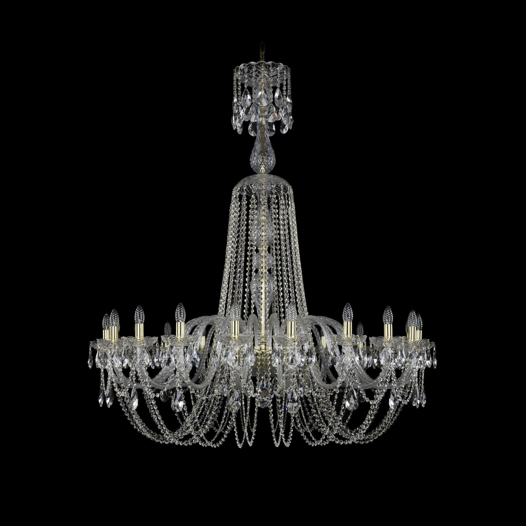 фото Хрустальная люстра 1402/20/460/xl-146 g bohemia ivele crystal