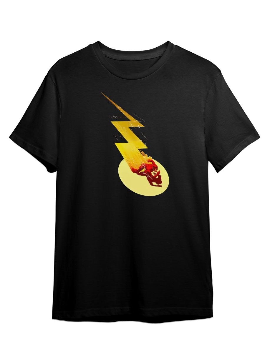 

Футболка унисекс СувенирShop Flash/Флэш/DC 3 черная S (44-46), Черный, "Flash/Флэш/DC" 3