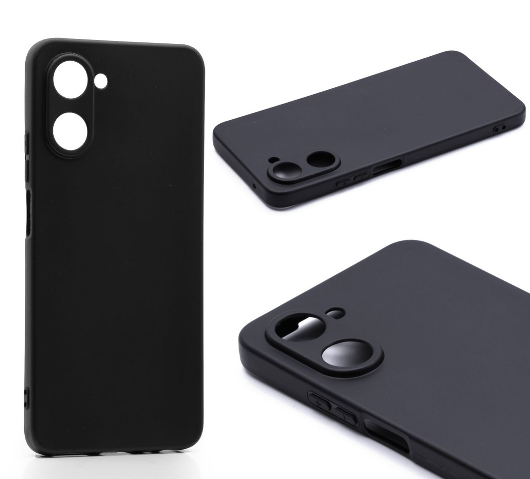 

Силиконовый чехол TPU Case матовый для Realme 10 Pro черный