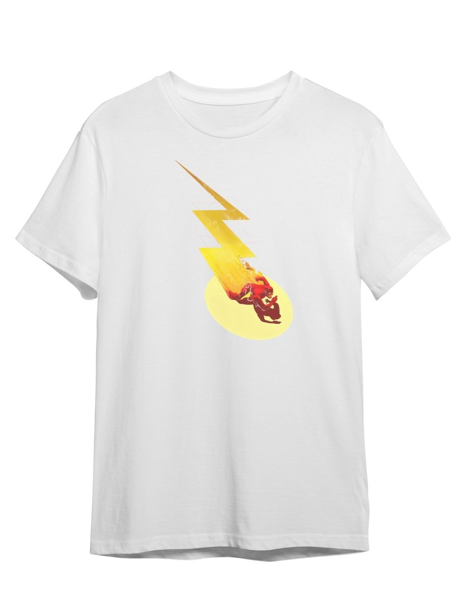 

Футболка унисекс СувенирShop Flash/Флэш/DC 3 белая 5XL (64-66), "Flash/Флэш/DC" 3