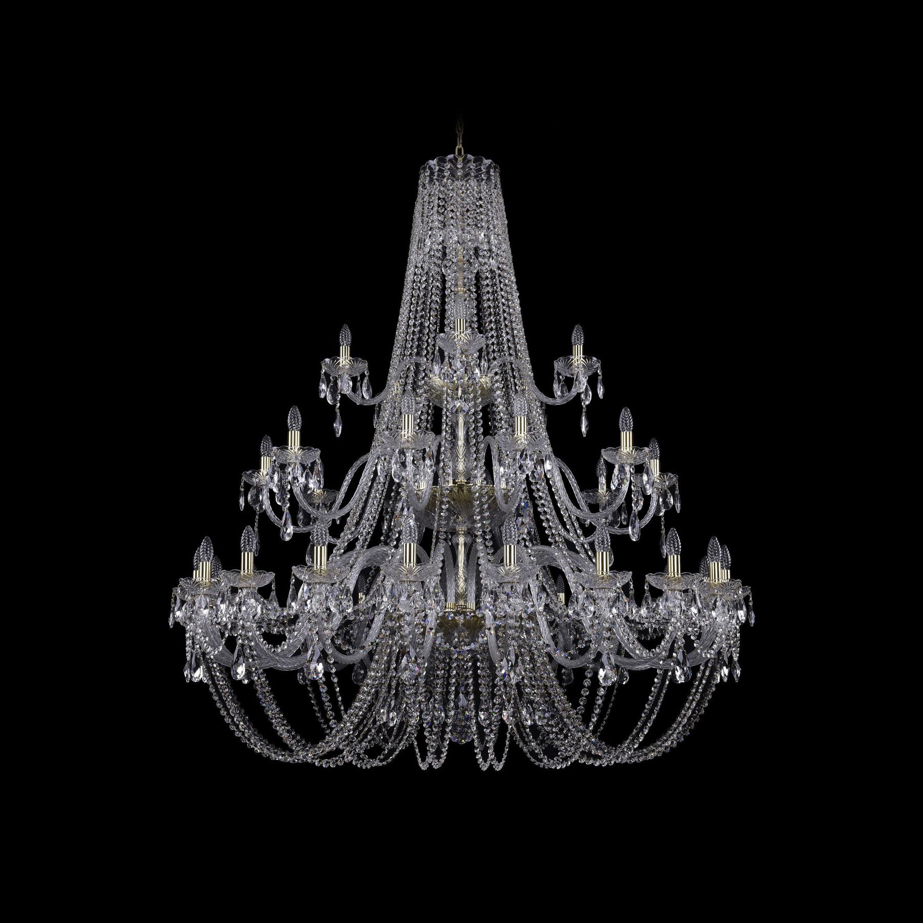 фото Хрустальная люстра 1406/20+10+5/530/3d g bohemia ivele crystal