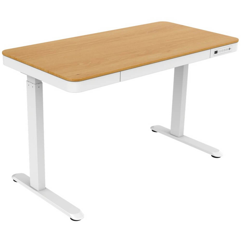 Компьютерный стол FoxGear FG-ED-47WLW с электроприводом, Light Wood