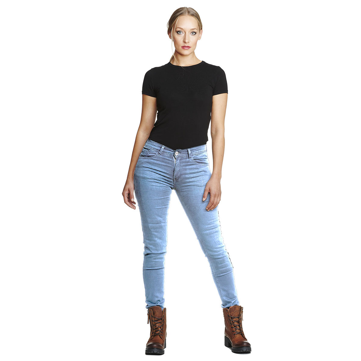 

Мотоштаны Sweep Hannah женские светло-голубой 28/32, Hannah