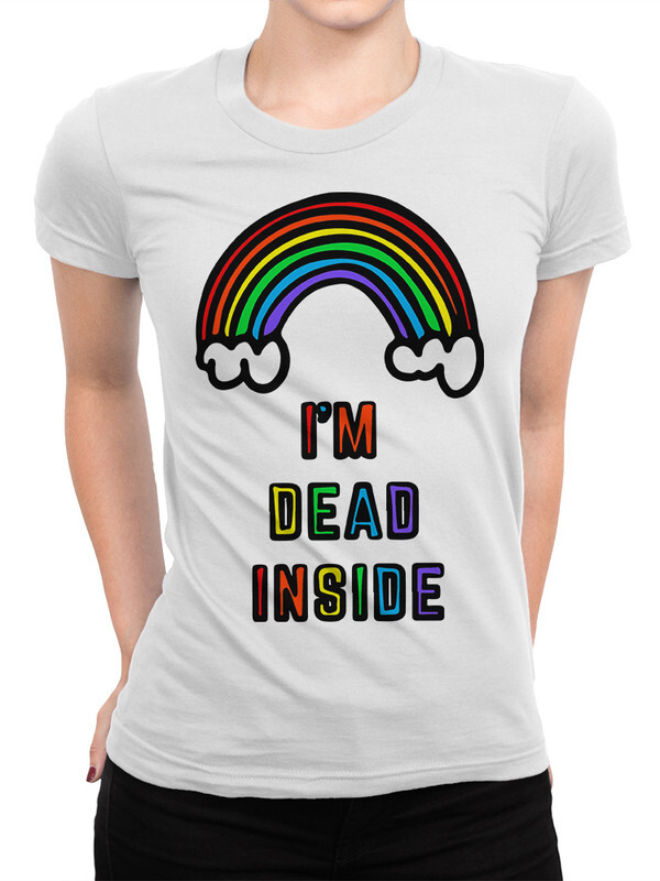 

Футболка женская Dream Shirts Я Мертв Внутри белая 2XL, Я Мертв Внутри