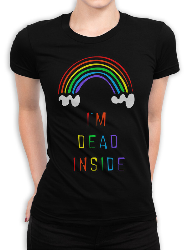 

Футболка женская Dream Shirts Я Мертв Внутри черная L, Черный, Я Мертв Внутри