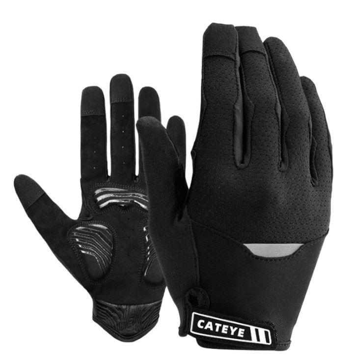 Велосипедные перчатки CATEYE A.R. PRO LF GLOVES. черный р. M