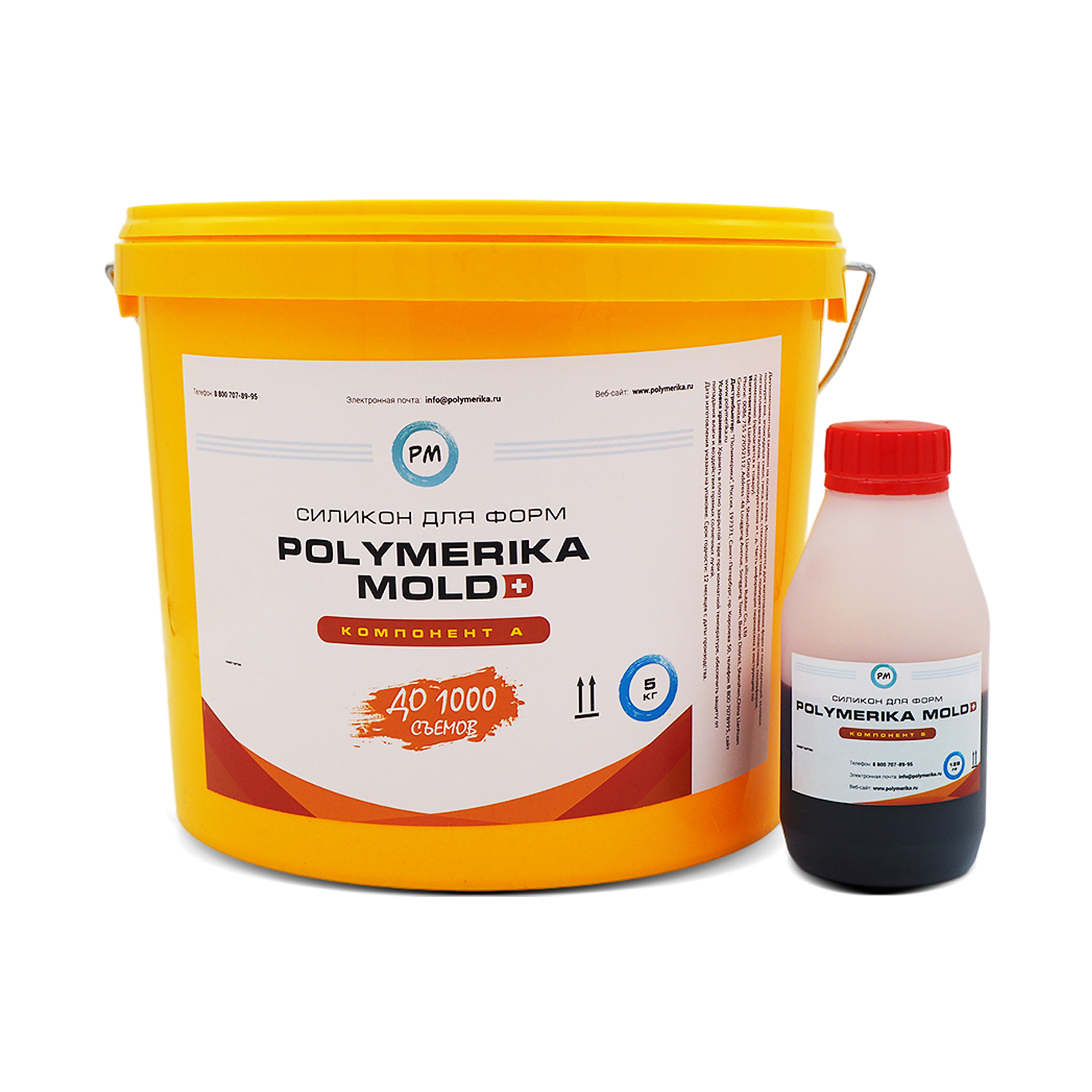 Силикон для изготовление форм Polymerika Mold Plus 30 (5,125 кг)