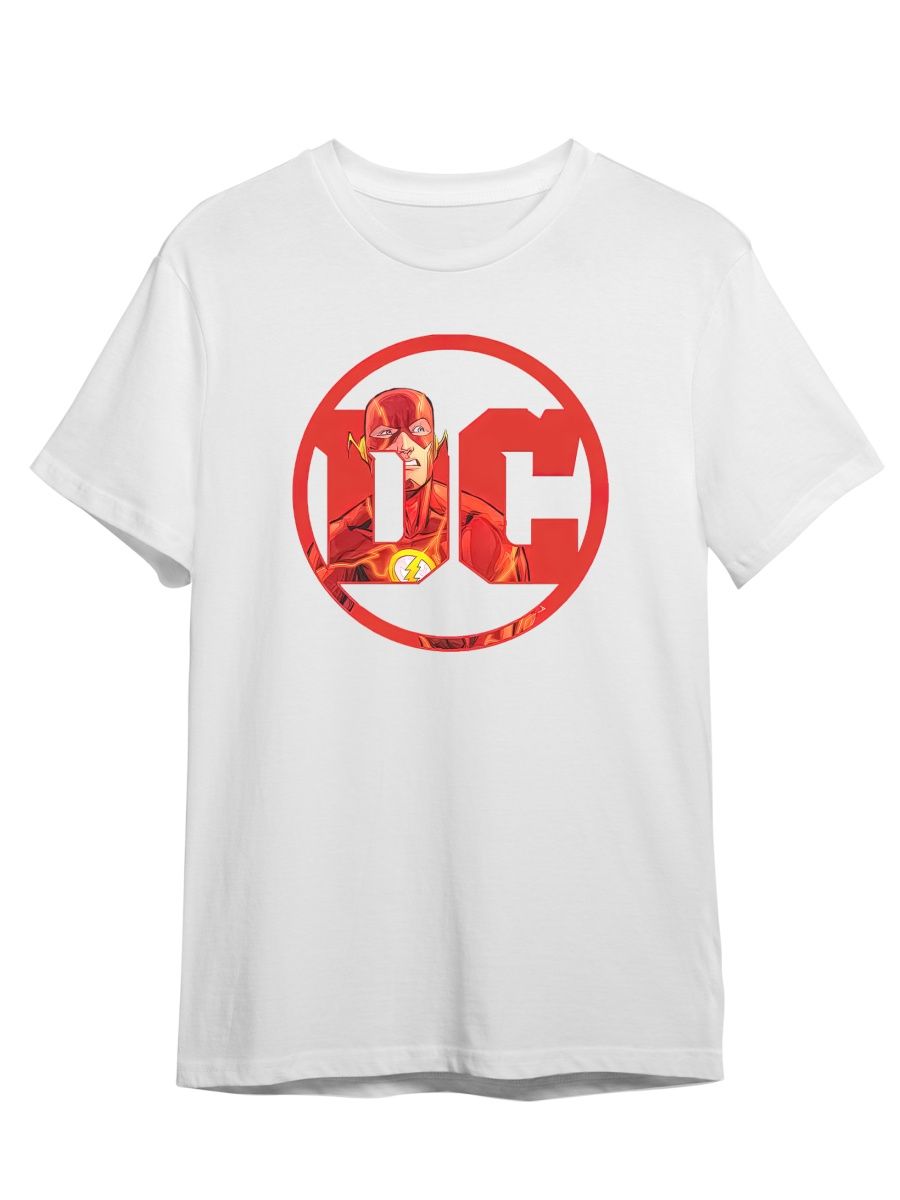 

Футболка унисекс СувенирShop Flash/Флэш/DC 6 белая 5XL (64-66), Flash/Флэш/DC 6