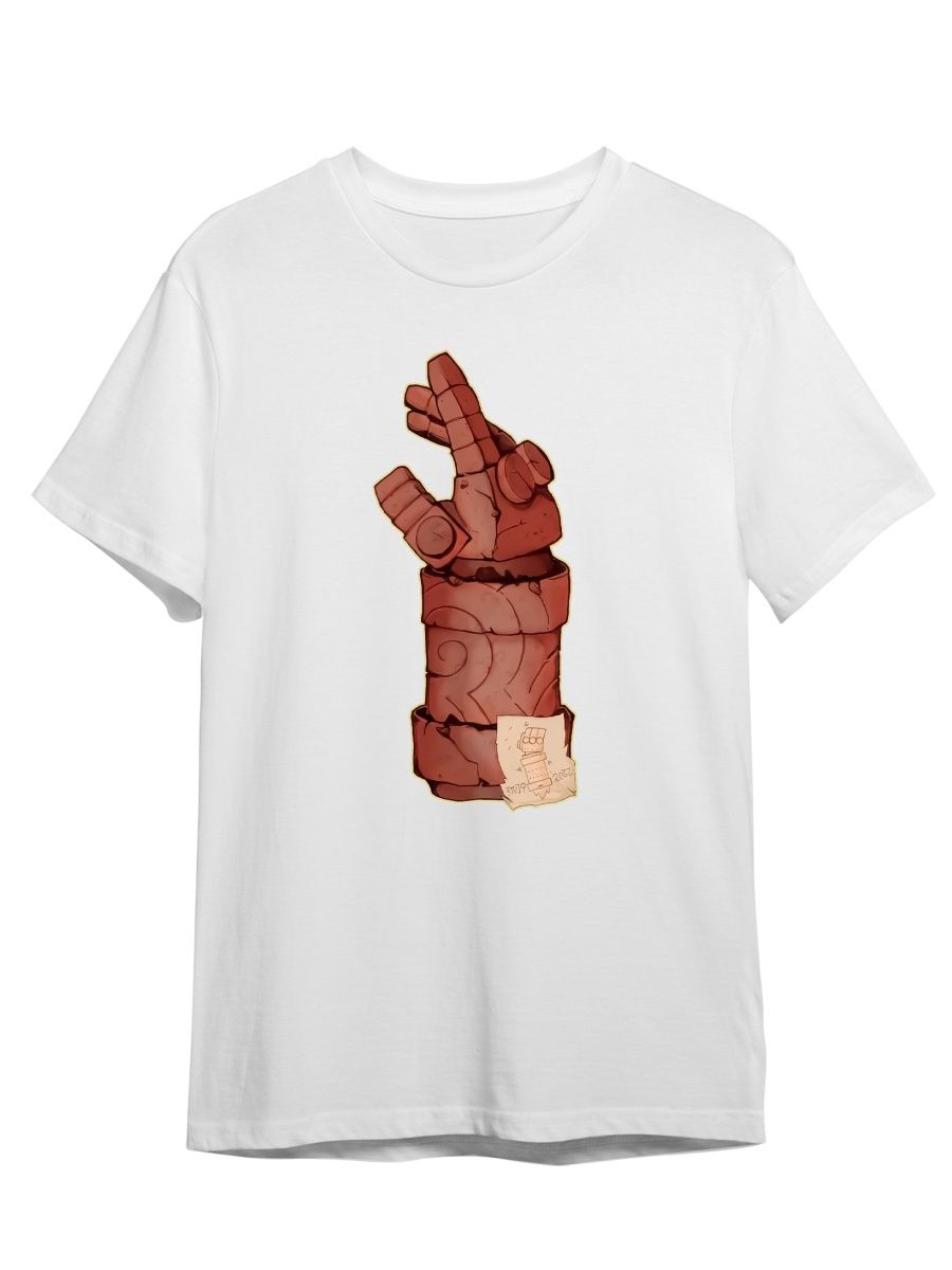 

Футболка унисекс СувенирShop Hellboy/Хеллбой/Dark Horse 1 белая 2XL (52-54), Белый, "Hellboy/Хеллбой/Dark Horse" 1