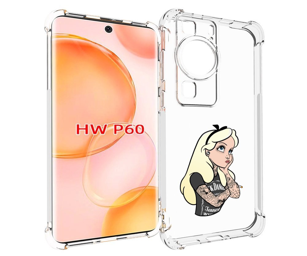 

Чехол MyPads принцесса-в-татуировках женский для Huawei P60, Tocco